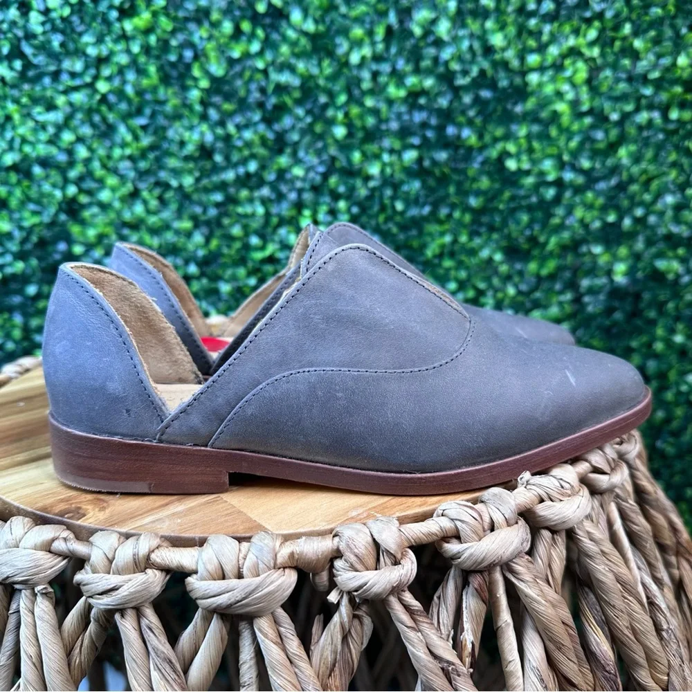 Nisolo x‎ Anthropologie gray oxfords EUC in box